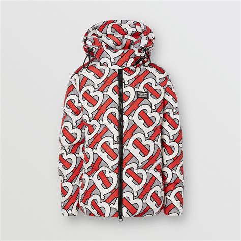 burberry monogram puffer coat|burberry puffer coat sale.